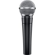 Shure SM58-LC Cardioid Dynamic Vocal Microphone with Pneumatic Shock Mount, Spherical Mesh Grille with Built-in Pop Filter, A25D Mic Clip, Storage Bag, 3-pin XLR Connector