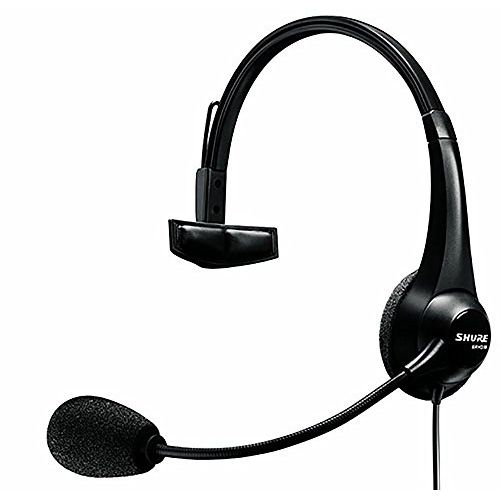  Shure BRH31M-NXLR5M Lightweight Single-Sided Broadcast Dynamic Microphone Headset