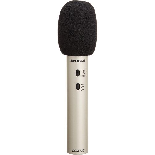  Shure KSM 137/SL End-Address Cardioid Condenser Microphone, Champagne