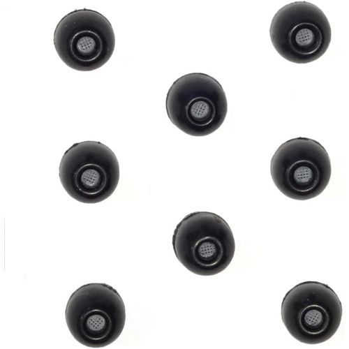  8 PACK - Large SHURE EABKF1-10L (PA910L) Replacement Black Foam Ear tips sleeves fit SHURE SE110 SE115 SE210 SE215 SE310 SE315 SE420 SE425 SE530 SE535 E3c E3g E4c E4g E5c and Westo