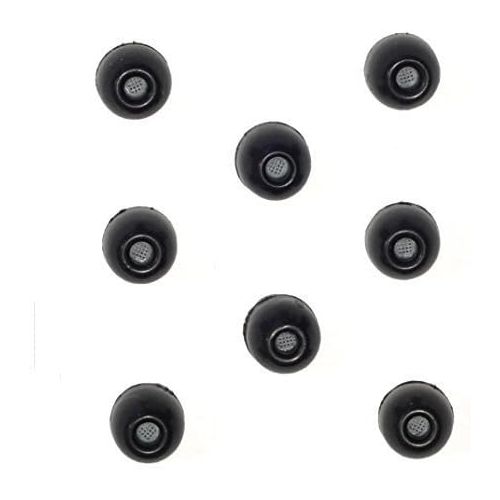  8 PACK - Small SHURE EABKF1-10S (PA910S) Replacement Black Foam Ear tips sleeves fit SHURE SE110 SE112 SE115 SE210 SE215 SE310 SE315 SE420 SE425 SE530 SE535 SE846 E3c E3g E4c E4g E