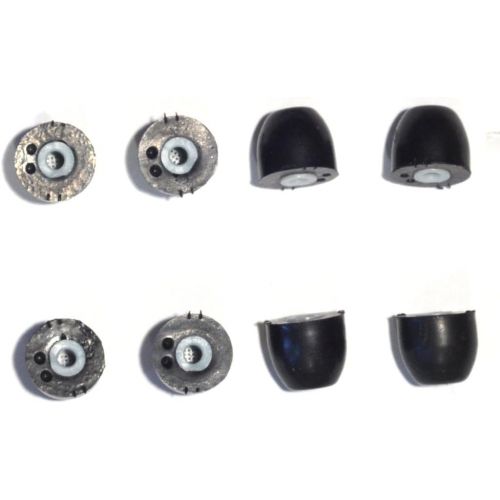  8 PACK - Small SHURE EABKF1-10S (PA910S) Replacement Black Foam Ear tips sleeves fit SHURE SE110 SE112 SE115 SE210 SE215 SE310 SE315 SE420 SE425 SE530 SE535 SE846 E3c E3g E4c E4g E