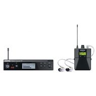 Shure P3TRA215CL PSM300 Wireless Stereo Personal Monitor System with SE215-CL Earphones, H20
