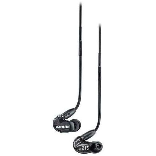  Shure SE215-K Earphones and CBL-M+-K-EFS Music Phone Cable with Remote + Mic