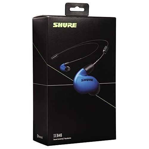  Shure SE846-CL+BT1 Wireless Sound Isolating Earphones with Bluetooth Enabled Communication Cable, Clear