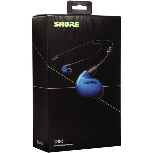  Shure SE846-CL+BT1 Wireless Sound Isolating Earphones with Bluetooth Enabled Communication Cable, Clear