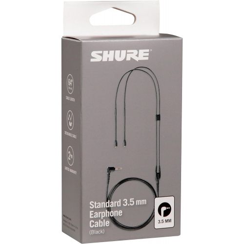  Shure EAC64BK 64 -Inch Detachable Earphone Cable for SE215, SE315, SE425 and SE535 Earphones (Black)