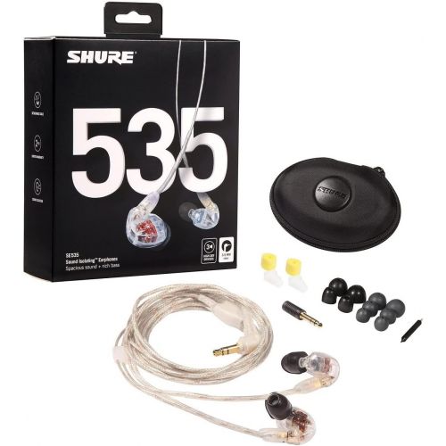  Shure SE535-V Sound Isolating Earphones with Triple High Definition MicroDrivers (Bronze)