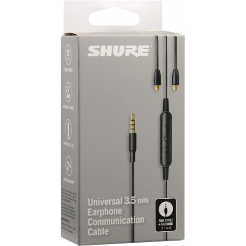  Shure RMCE-UNI Universal Communication Cable for Detachable SE Sound Isolating Earphones