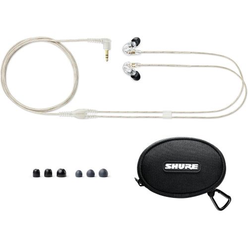  Shure SE215-CL Sound Isolating Earphones with Single Dynamic MicroDriver