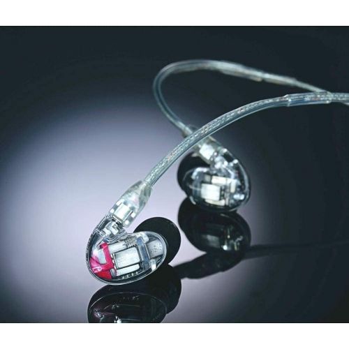  Shure SE846-CL Sound Isolating Earphones with Quad High Definition MicroDrivers and True Subwoofer