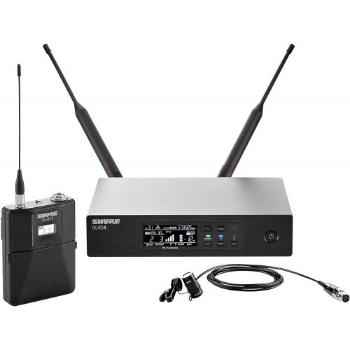  Shure QLXD14/84 Wireless System with WL184 Supercardioid Lavalier Microphone, G50