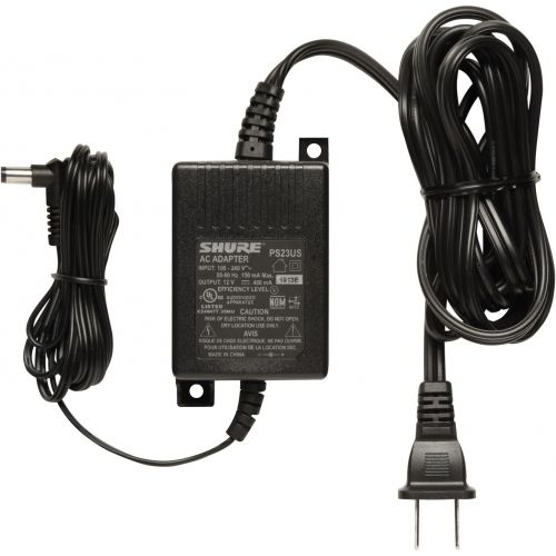  Shure PS23US Energy-Efficient External Switching Mode 12V DC Power Supply