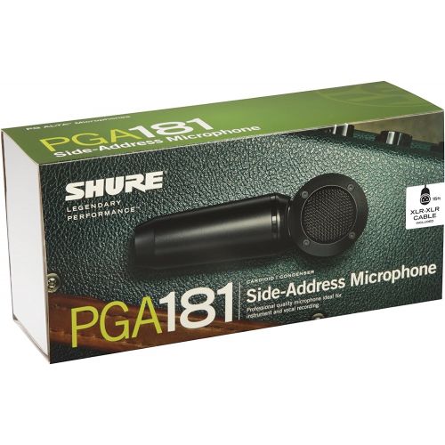  Shure PGA181-XLR Side-Address Cardioid Condenser Microphone