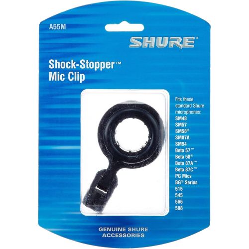  Shure A55M - Shock Stopper for SM58, SM87, SM87A, BETA87A, BETA87C and all other 3/4 Inch and Larger Handles,Black