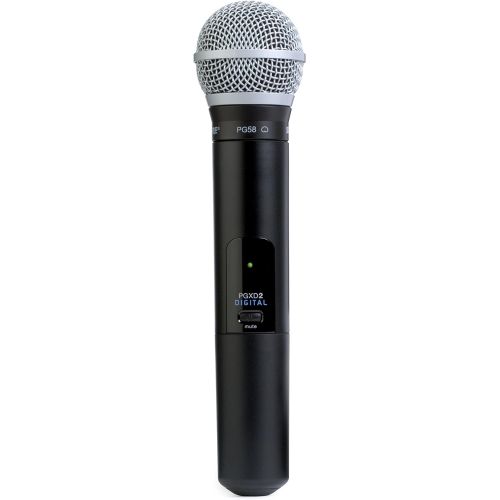  Shure PGXD2/PG58=-X8 Digital Handheld Wireless Transmitter with PG58 Microphone
