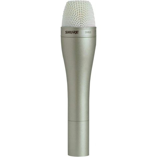  Shure Instrument Condenser Microphone, Black (SM63)
