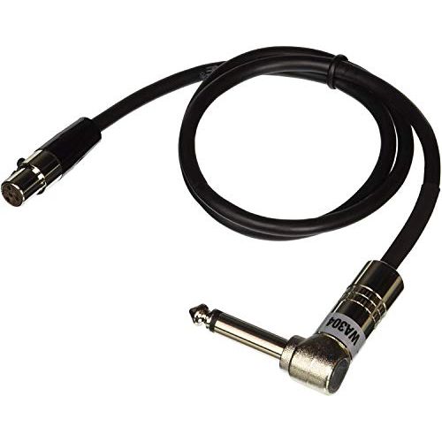  Shure WA304 2 Instrument Cable, 4-Pin Mini Connector (TA4F) with Right-Angle 1/4 Connector