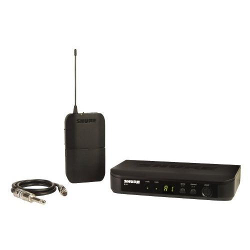  Shure BLX14 Bodypack Wireless System with WA302 Instrument Cable, H10