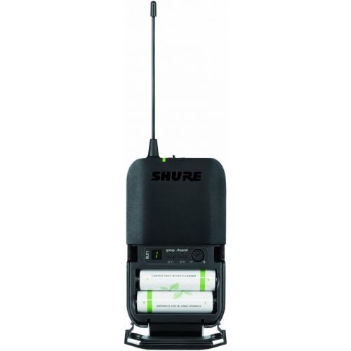  Shure BLX14 Bodypack Wireless System with WA302 Instrument Cable, H10