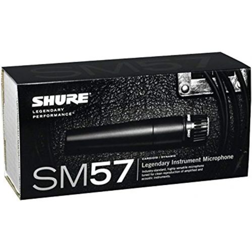  2 Shure SM57-LC Cardioid Dynamic Microphone COMBO PACK!!!