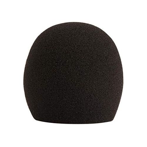  Shure A58WS-BLK Foam Windscreen for All Shure Ball Type Microphones, Black