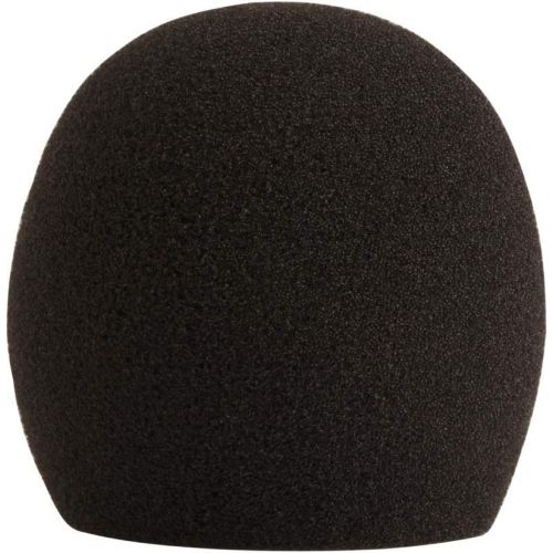  Shure A58WS-BLK Foam Windscreen for All Shure Ball Type Microphones, Black