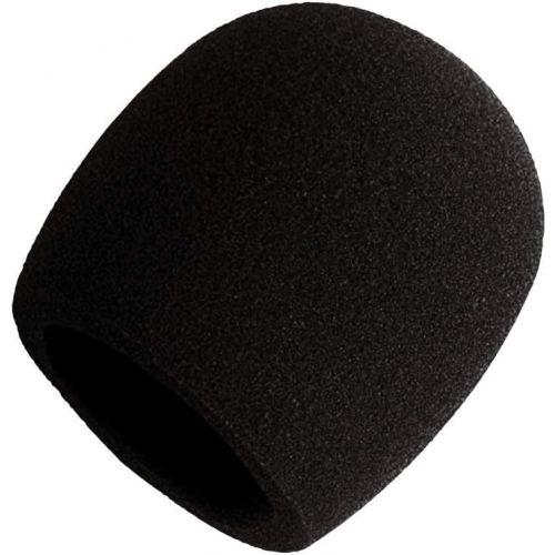  Shure A58WS-BLK Foam Windscreen for All Shure Ball Type Microphones, Black