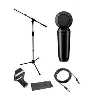Shure PGA181 Microphone Bundle with MIC Boom Stand and XLR Cable