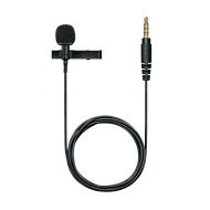 Shure MVL Omnidirectional Condenser Lavalier Microphone [1/8 (3.5mm)] + Windscreen, Tie-Clip, Mount and Carrying Pouch