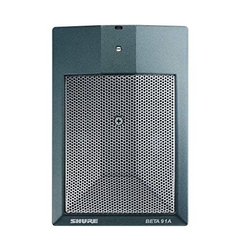  Shure BETA 91A Half-Cardioid Condenser Kick-Drum Microphone (Includes Integrated Preamplifier and Male XLR Output)