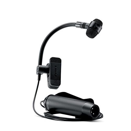  Shure PGA98H-XLR Cardioid Condenser Gooseneck Instrument Microphone with 15 XLR-XLR Cable