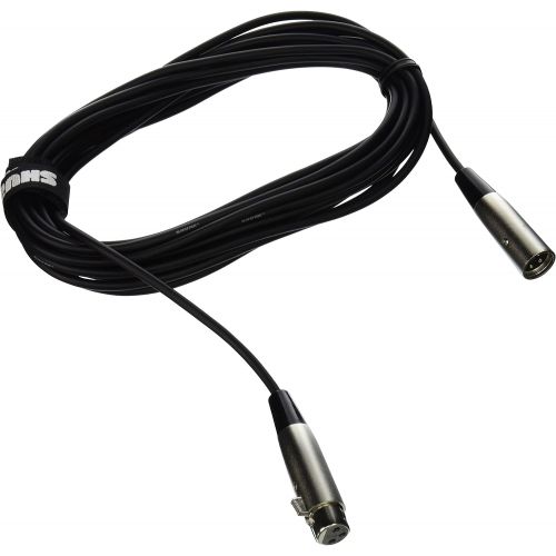  Shure C25J 25-foot Hi-Flex Cable with Chrome XLR Connectors