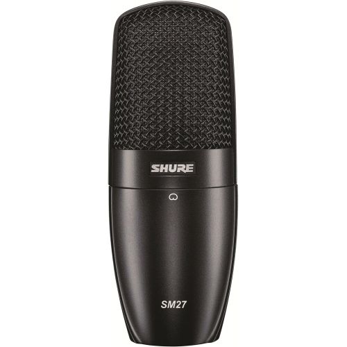  Shure Multi-Purpose Condenser Microphone, Black (SM27-SC)