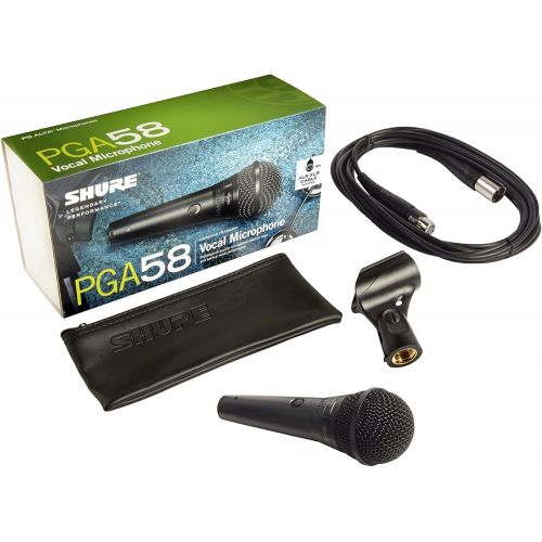  Shure PGA58-XLR Cardioid Dynamic Vocal Microphone