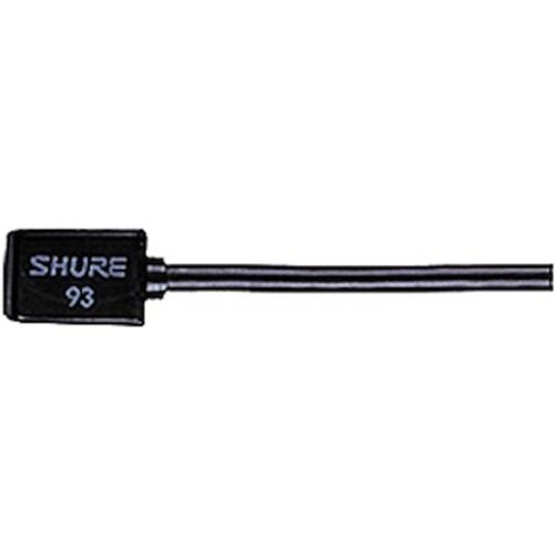  Shure WL93 Series Subminiature Condenser Lavalier Microphones,WL93- Black, with 4-foot (1.2 m) Cable
