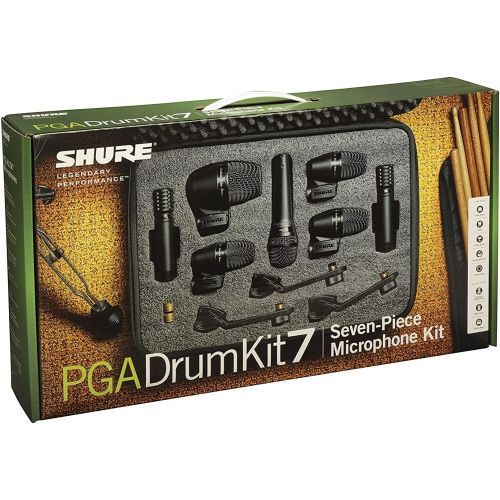  Shure PGADRUMKIT7 7-Piece Drum Microphone Kit