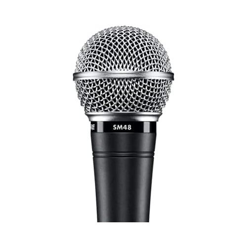  Shure SM48-LC Cardioid Dynamic Vocal Microphone,Gray