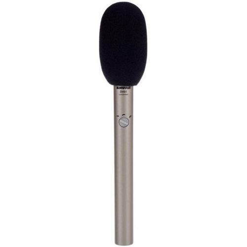  Shure SM81-LC Cardioid Condenser Instrument Microphone,Black