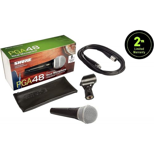  Shure PGA48-XLR Cardioid Dynamic Vocal Microphone