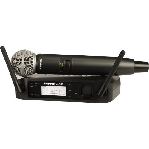  Shure GLXD24/SM58-Z2 Digital Wireless Microphone System with SM58 Vocal Mic