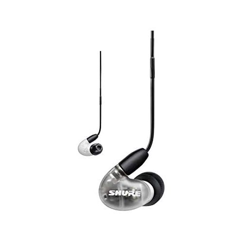  Shure AONIC 4 Wired Sound Isolating Earbuds, Detailed Sound, Dual-Driver Hybrid, Secure in-Ear Fit, Detachable Cable, Durable Quality, Compatible with Apple & Android Devices - Whi