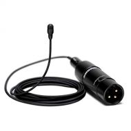 Shure TwinPlex TL47B O-XLR-A Omnidirectional Lavalier Microphone with Accessory Kit, XLR, Black