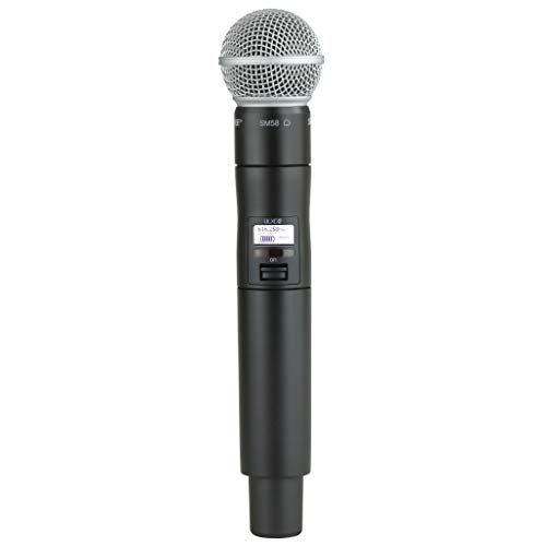  Shure ULXD2/SM58 Wireless Handheld Microphone Transmitter with Interchangeable SM58 Cartridge, H50 Band