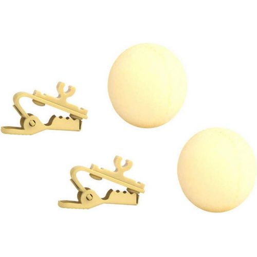  Shure RK304 Foam Windscreen & Tie Clip for SM93, WL93 & WL93T Lavalier Microphones, Set of 2, Tan