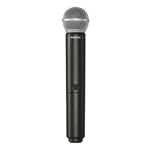  Shure BLX2/SM58 Wireless Handheld Microphone Transmitter with SM58 Capsule - Receiver Sold Separately (Discontinued by Manufacturer)