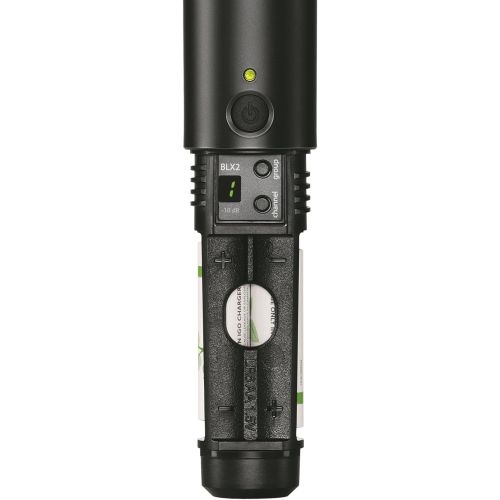  Shure BLX2/SM58 Wireless Handheld Microphone Transmitter with SM58 Capsule - Receiver Sold Separately (Discontinued by Manufacturer)