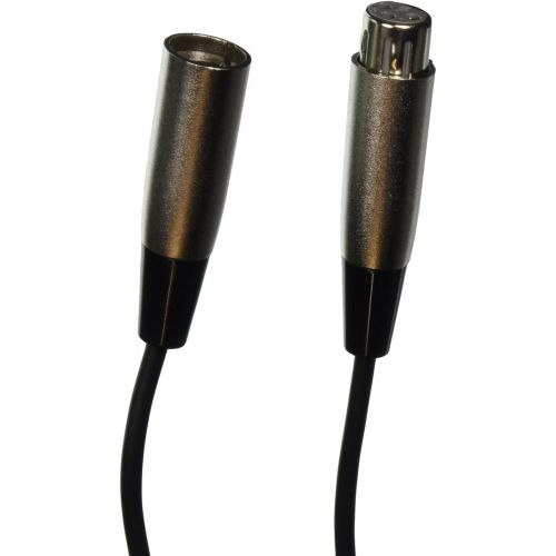  Shure C100J 100 Hi-Flex Cable, Chrome XLR Connectors