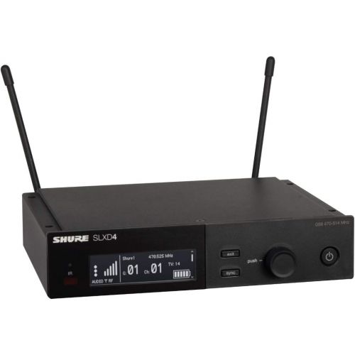  Shure SLXD4 Wireless Receiver (Transmitter Sold Separately)