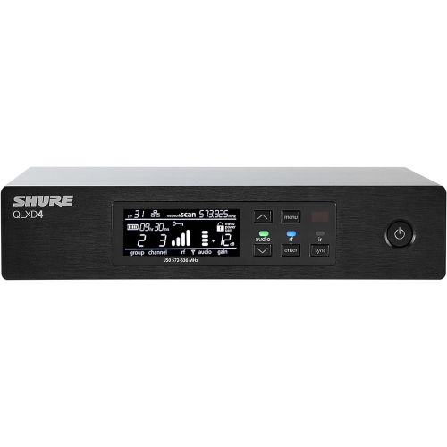  Shure QLXD4=-H50 Half-Rack, Single Channel Digital Wireless Receiver, H50